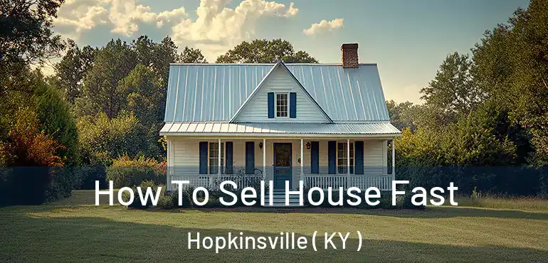  How To Sell House Fast Hopkinsville ( KY )
