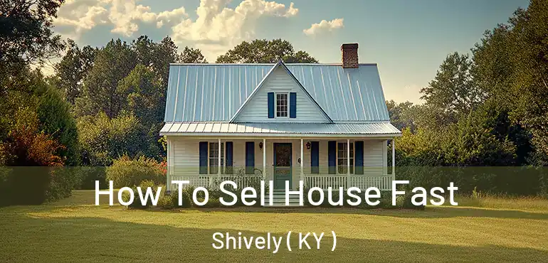  How To Sell House Fast Shively ( KY )